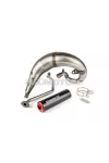 Exhaust Stage6 Streetrace high mount CNC red / black haut Rieju MRT