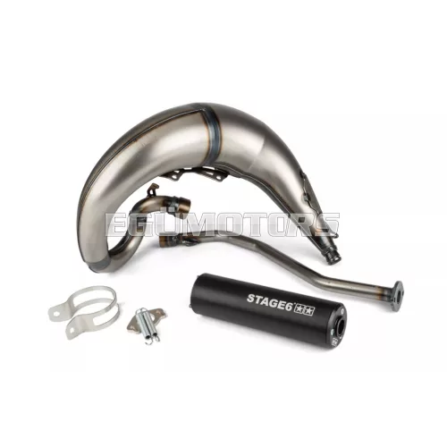 Exhaust Stage6 Streetrace high mount left CNC black Beta RR -2012