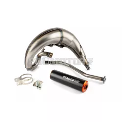   Exhaust Stage6 Streetrace high mount left CNC orange / black Beta RR -2012
