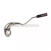 Exhaust Stage6 Streetrace high mount left CNC orange / black Beta RR -2012