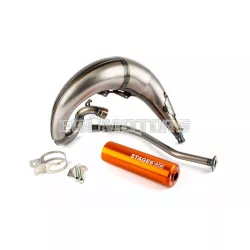   Exhaust Stage6 Streetrace high mount left CNC orange Beta RR -2012