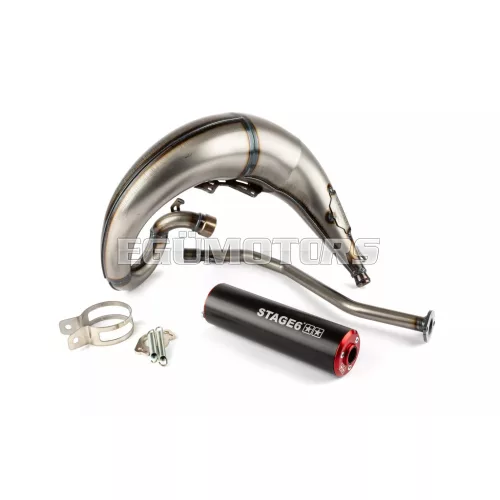 Exhaust Stage6 Streetrace high mount left red / black Beta RR -2012