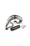 Exhaust Stage6 Streetrace high mount CNC blue / black Beta RR 2012 / HM / Vent