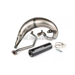   Exhaust Stage6 Streetrace high mount CNC Black Sherco SE / SM