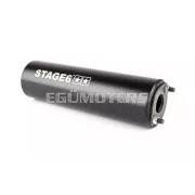 Exhaust Stage6 Streetrace high mount CNC Black Sherco SE / SM