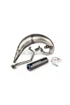 Exhaust Stage6 Streetrace high mount CNC blue / black Sherco SE / SM