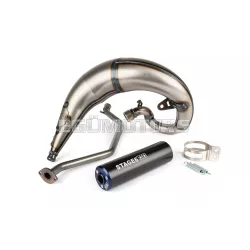   Exhaust Stage6 Streetrace high mount CNC blue / black Sherco SE / SM