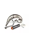 Exhaust Stage6 Streetrace high mount CNC orange / black Sherco SE / SM