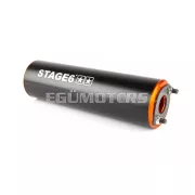 Exhaust Stage6 Streetrace high mount CNC orange / black Sherco SE / SM