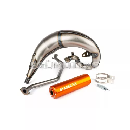 Exhaust Stage6 Streetrace high mount CNC orange Sherco SE / SM