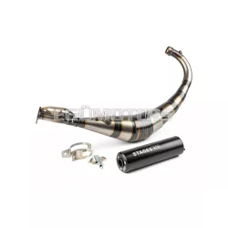 Exhaust Stage6 Streetrace CNC black Derbi / Minarelli AM6