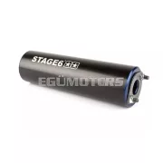 Exhaust Stage6 Streetrace CNC blue / black Derbi / Minarelli AM6