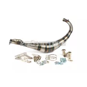 Exhaust Stage6 Streetrace CNC orange / black Derbi / Minarelli AM6