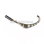 Exhaust Stage6 Streetrace CNC orange / black Derbi / Minarelli AM6