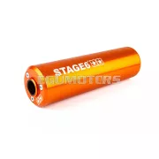 Exhaust Stage6 Streetrace CNC orange Derbi / Minarelli AM6