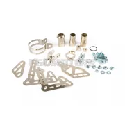 Exhaust (w/o silencer) Stage6 Streetrace chrome Derbi / AM6