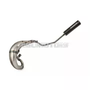 Exhaust Stage6 Streetrace high mount CNC black Derbi Senda