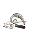 Exhaust Stage6 Streetrace high mount CNC red / black Derbi Senda