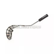 Exhaust Stage6 Streetrace 70cc high mount CNC Black Derbi Senda