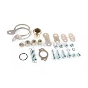 Exhaust Stage6 Streetrace 70cc high mount CNC blue / black Derbi Senda