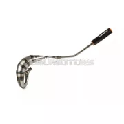 Exhaust Stage6 Streetrace 70cc high mount CNC orange / black Derbi Senda