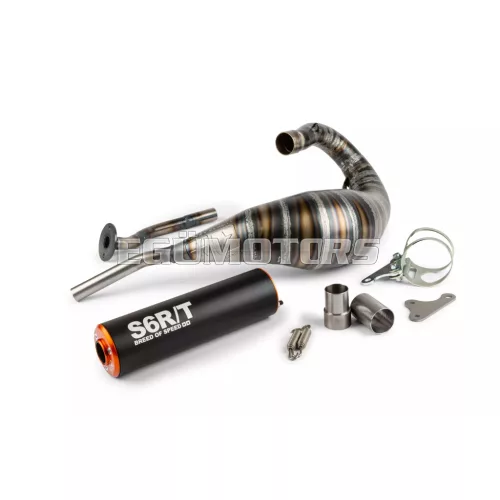 Exhaust Stage6 80 - 90cc CNC orange / black HM-Moto / Vent / Beta RR