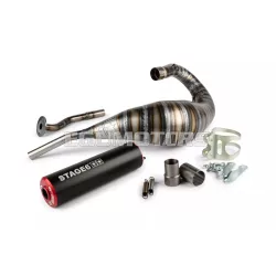   Exhaust Stage6 80 - 90cc CNC red / black HM-Moto / Vent / Beta RR