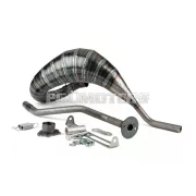 Exhaust Stage6 80 - 90 Derbi orange / black