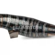 Exhaust Stage6 80 - 90 Derbi orange / black