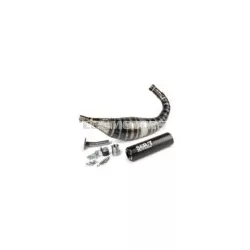 Exhaust Stage6 R/T 80 - 90cc CNC black Minarelli AM6