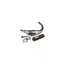 Exhaust Stage6 R/T 80 - 90cc CNC Red / Black Minarelli AM6