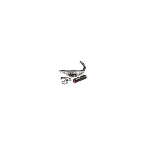 Exhaust Stage6 R/T 80 - 90cc CNC Red / Black Minarelli AM6