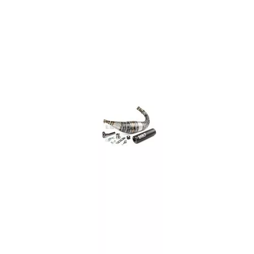 Exhaust Stage6 R/T 90 - 100cc CNC black Minarelli AM6