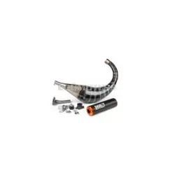 Exhaust Stage6 R/T 70 - 80cc black / orange Derbi