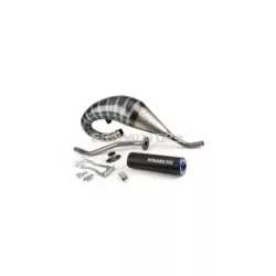 Exhaust Stage6 R/T 70 - 80 high-mount Derbi Black / Blue