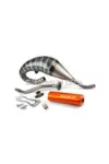 Exhaust Stage6 R/T 70 - 80 high-mount Derbi Orange