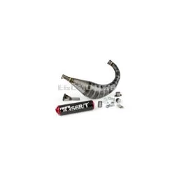 Exhaust Stage6 R/T 70 - 80 Derbi Black / Red