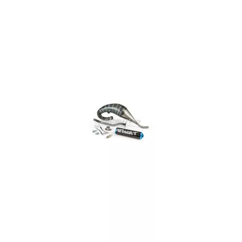 Exhaust Stage6 R/T 70 - 80 high mount Derbi Black / Blue