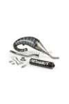 Exhaust Stage6 R/T 70 - 80 high mount Derbi Black