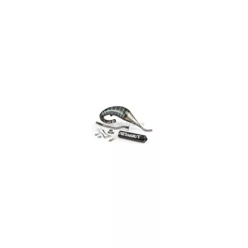 Exhaust Stage6 R/T 70 - 80 high mount Derbi Black
