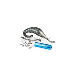 Exhaust Stage6 R/T 70 - 80 high mount Derbi Blue