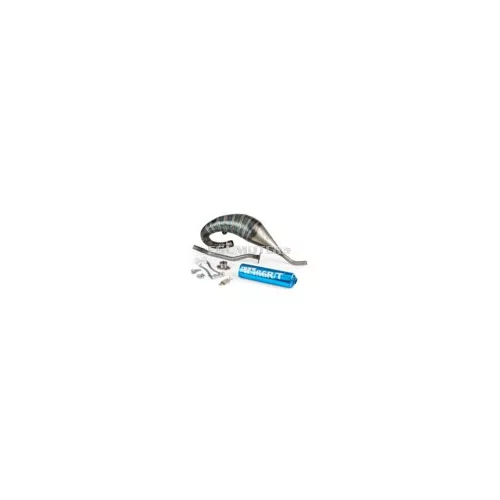 Exhaust Stage6 R/T 70 - 80 high mount Derbi Blue