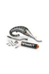 Exhaust Stage6 R/T 70 - 80 high mount Derbi Black / Orange
