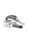 Exhaust Stage6 R/T 70 - 80 high mount Derbi Black / Purple