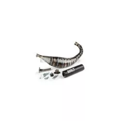 Exhaust Stage6 R/T 80 - 90cc CNC black Derbi