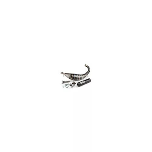 Exhaust Stage6 R/T 80 - 90cc CNC black Derbi