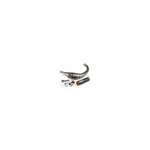 Exhaust Stage6 R/T 80 - 90cc CNC Orange / Black Derbi
