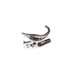 Exhaust Stage6 R/T 80 - 90cc CNC Red / Black Derbi