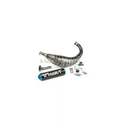 Exhaust Stage6 R/T 80 - 90 Derbi Black / Blue