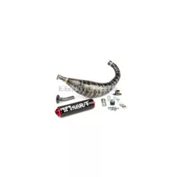 Exhaust Stage6 R/T 80 - 90 Derbi Black / Red
